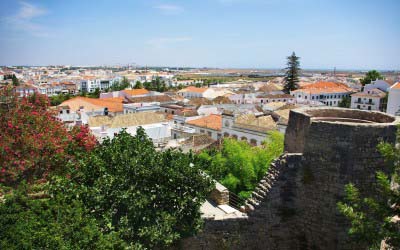 Panoramic View Over Tavira Algarve Portugal